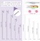 58 Pcs Beading Needles for Jewelry Making, Big Eye Beading Needles Ultra-Thin Stainless Steel Craft Seed Bead Needles, Flexible Eye, Perfect for Beading, Embroidery & DIY Crafts